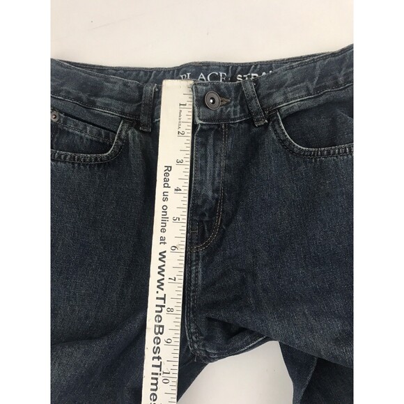 Children’s Place Youth Jeans Straight Leg Boys Size 14 Blue Adjustable Waist - Picture 3 of 8